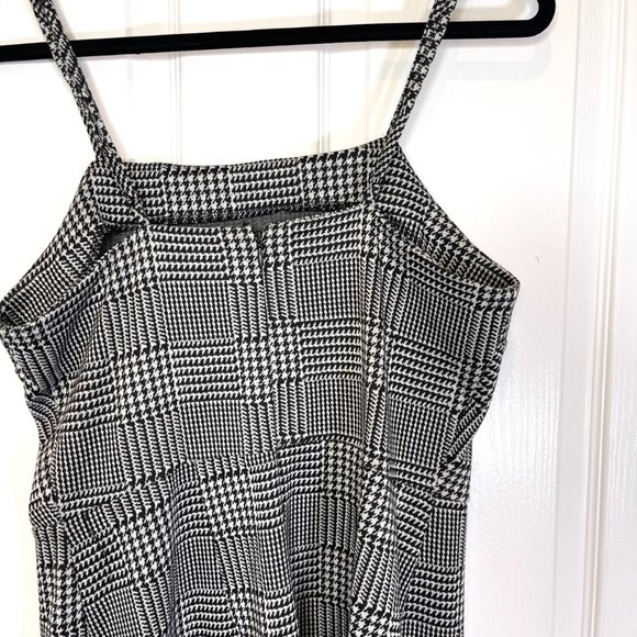 Wild Fable Plaid Hounds tooth Strappy Mini Dress - Large - Picture 7 of 11